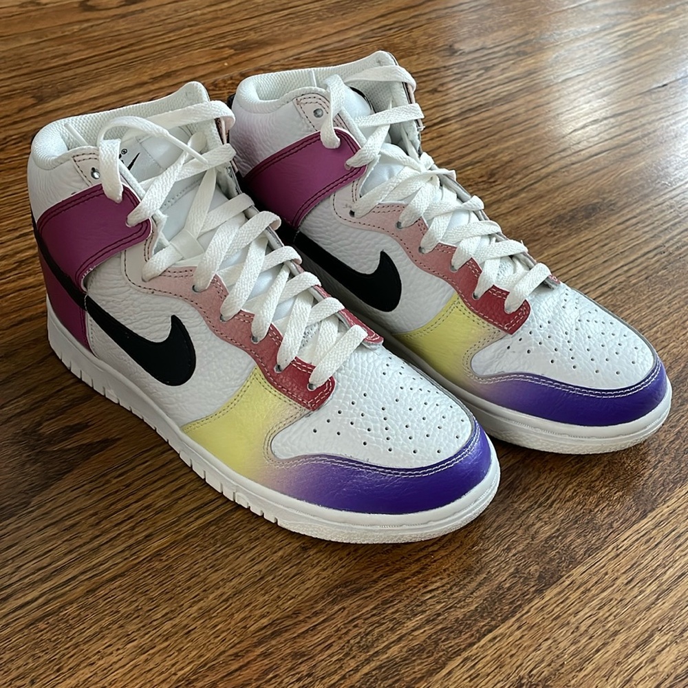 Women’s Nike Dunk High Top “Multi-Color Gradient”